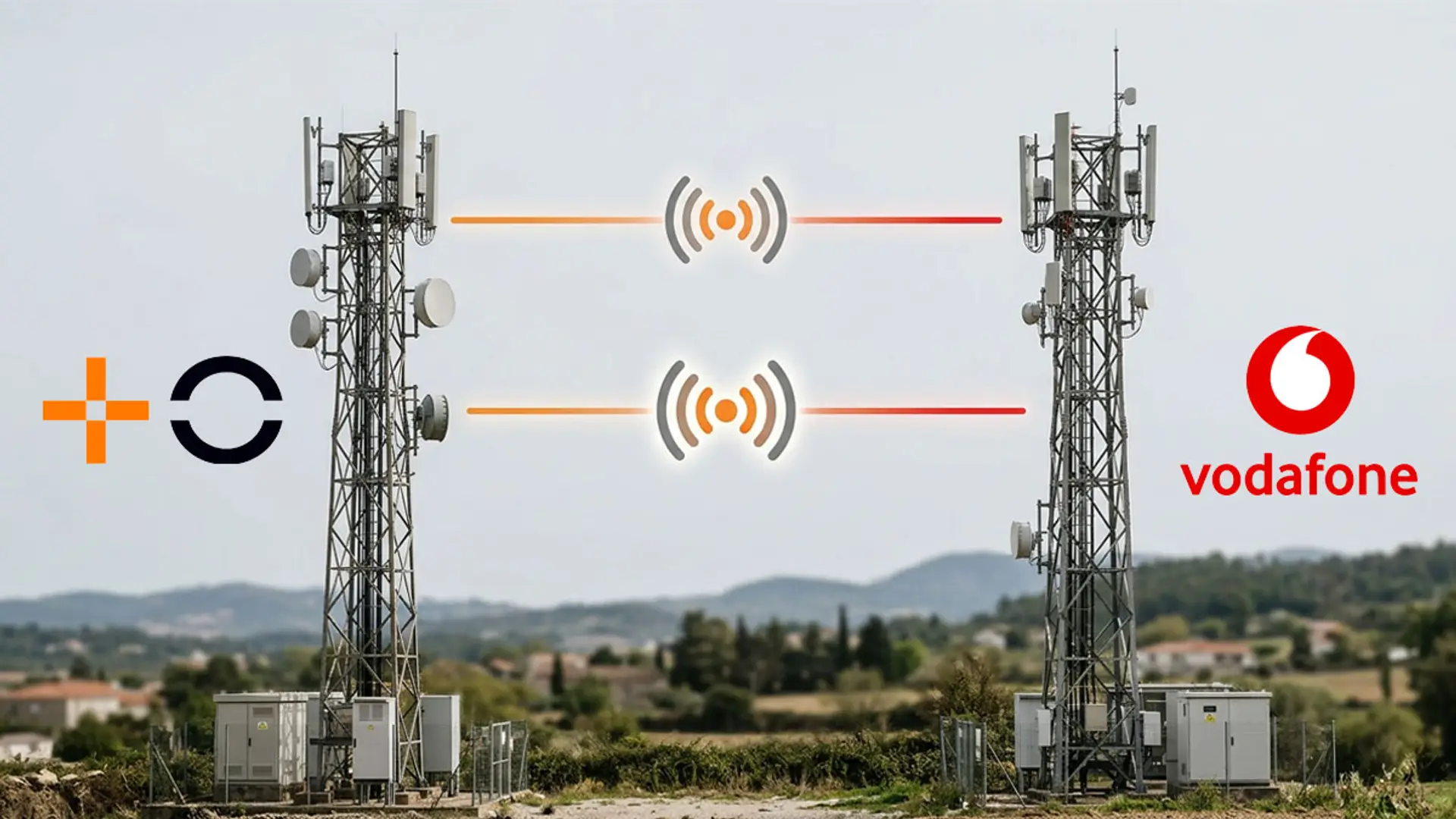 MasOrange y Vodafone vuelven a acercar su red móvil conjunta, aunque no hablan de un proyecto abierto Antenas de MásOrange y Vodafone conectadas para compartir red móvil y ampliar la cobertura