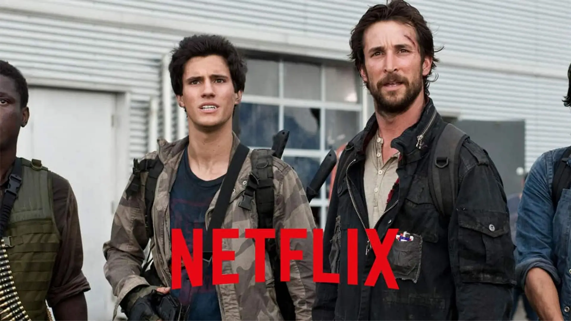Una escena de Falling Skies con Noah Wyle como protagonista.