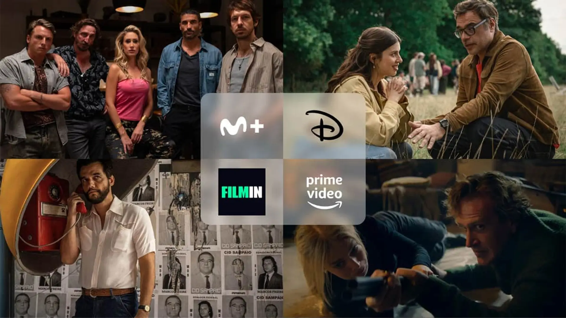 Estrenos en Netflix, HBO Max, Disney+, Prime Video, Movistar Plus y Filmin del 8 al 14 de junio Collage con los estrenos Alice y Steve (Disney+), El inmortal (Movistar Plus), Por encima de tu cadáver (Prime Video) y El agente secreto (Filmin).
