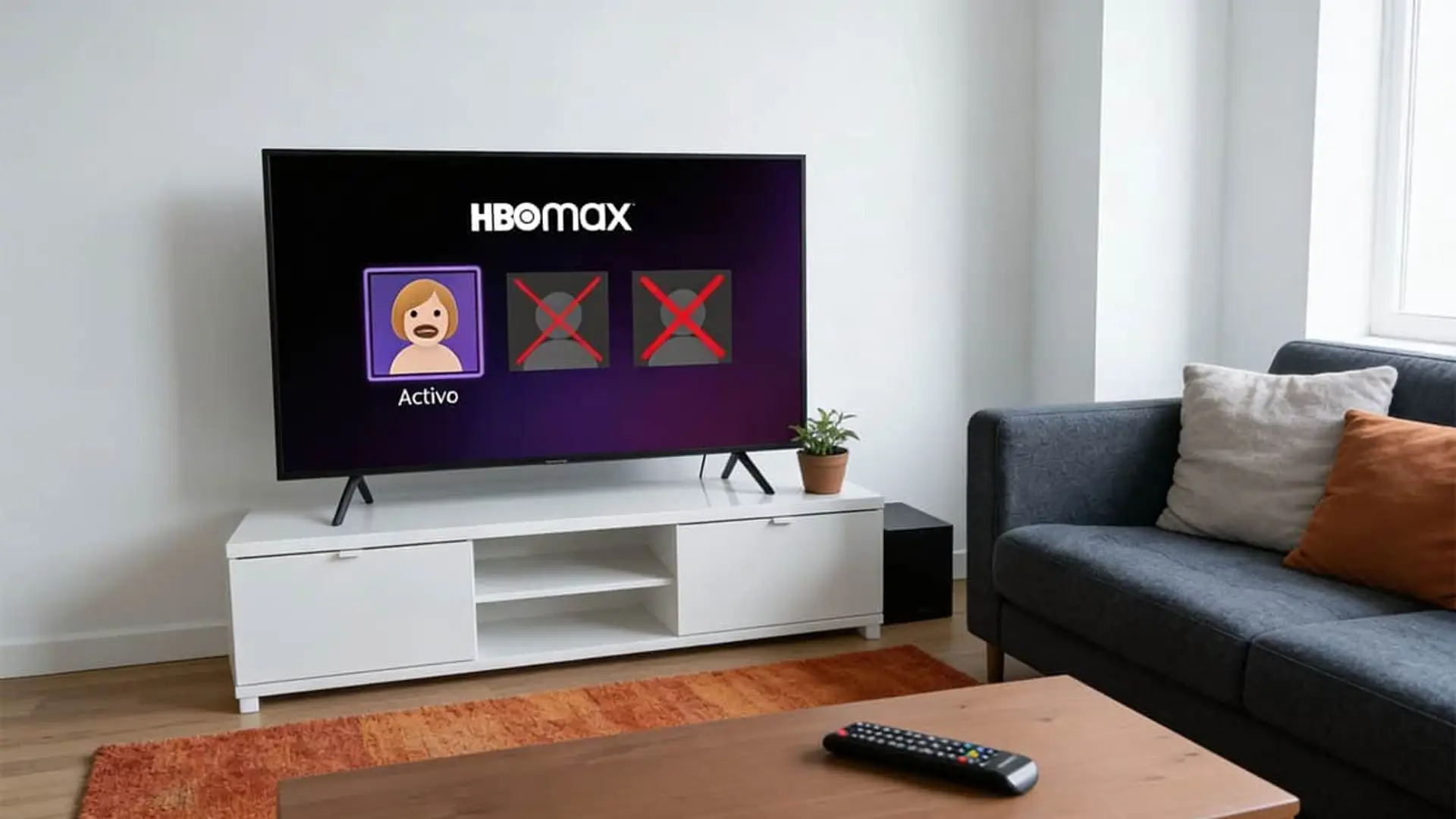 HBO Max sigue a Netflix y prohibirá compartir cuenta gratis este año: esto es lo que tendrás que pagar Interfaz de usuario de HBO Max en Smart TV mostrando un perfil activo y otros restringidos para ilustrar límites de cuenta.