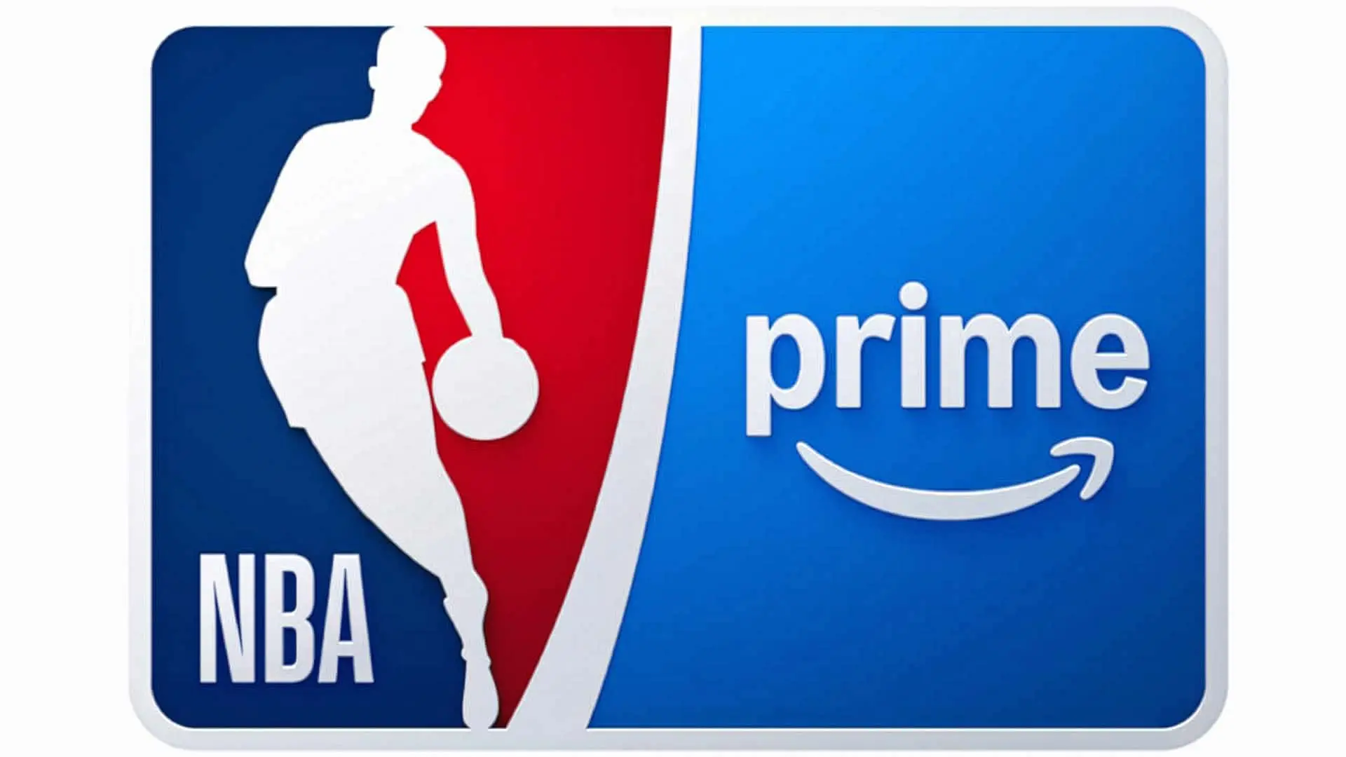 Logo oficial de la NBA junto al de Prime Video, por su acuerdo para retransmitir los partidos de la liga.