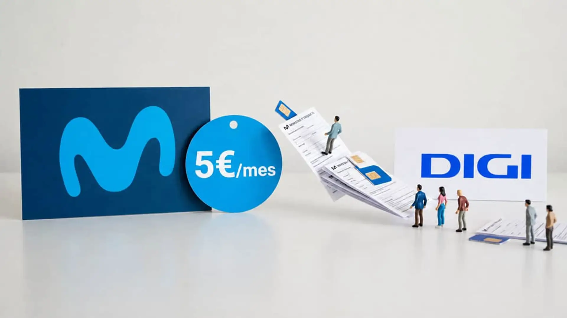 Movistar lanza su oferta más agresiva contra Digi: tarifa ilimitada por 5 euros y 60€ de ahorro en el primer año Comparativa Movistar vs DIGI con oferta móvil de 5 €/mes y portabilidad de tarjeta SIM en España