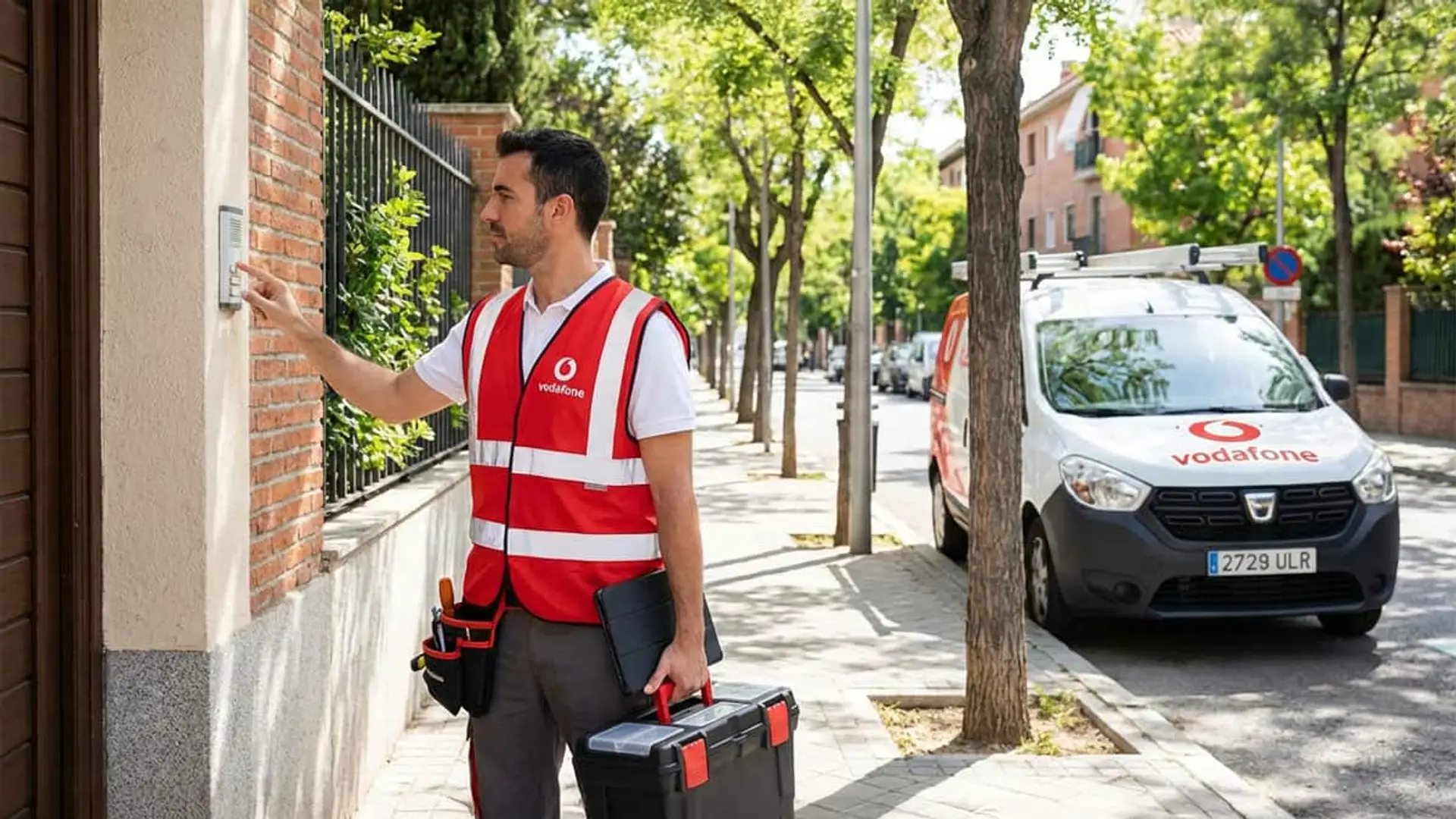 Ojo si te visita un técnico de Vodafone para cambiarte el router de fibra: podrías ser víctima de una estafa Un técnico de Vodafone llama a una casa para instalar la fibra.