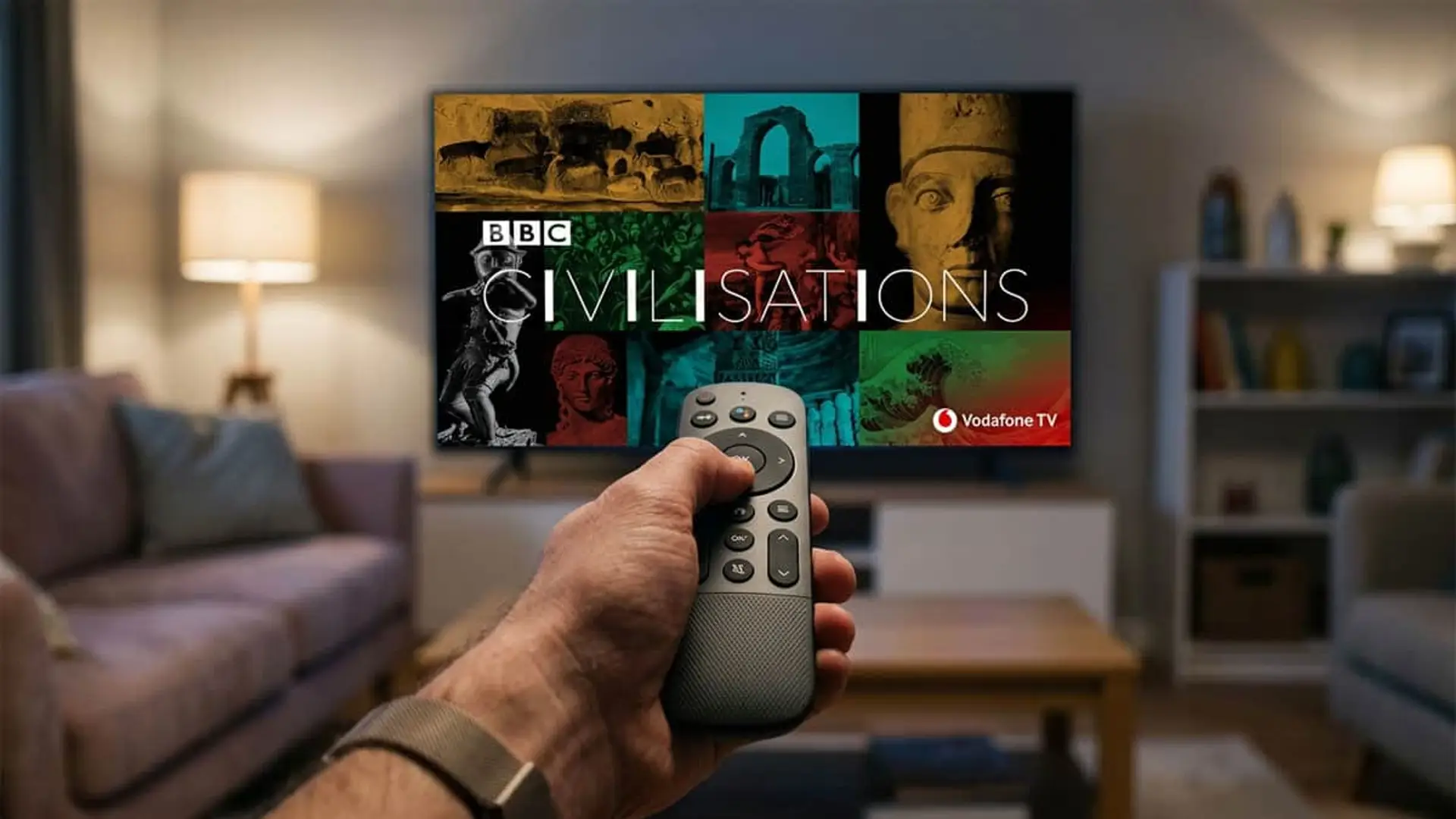 Vodafone TV estrena tres canales de la BBC sin coste extra y recorta distancias con Movistar Plus+ y Orange Mano con mando a distancia frente a Smart TV con el documental Civilisations de la BBC en la plataforma Vodafone TV.