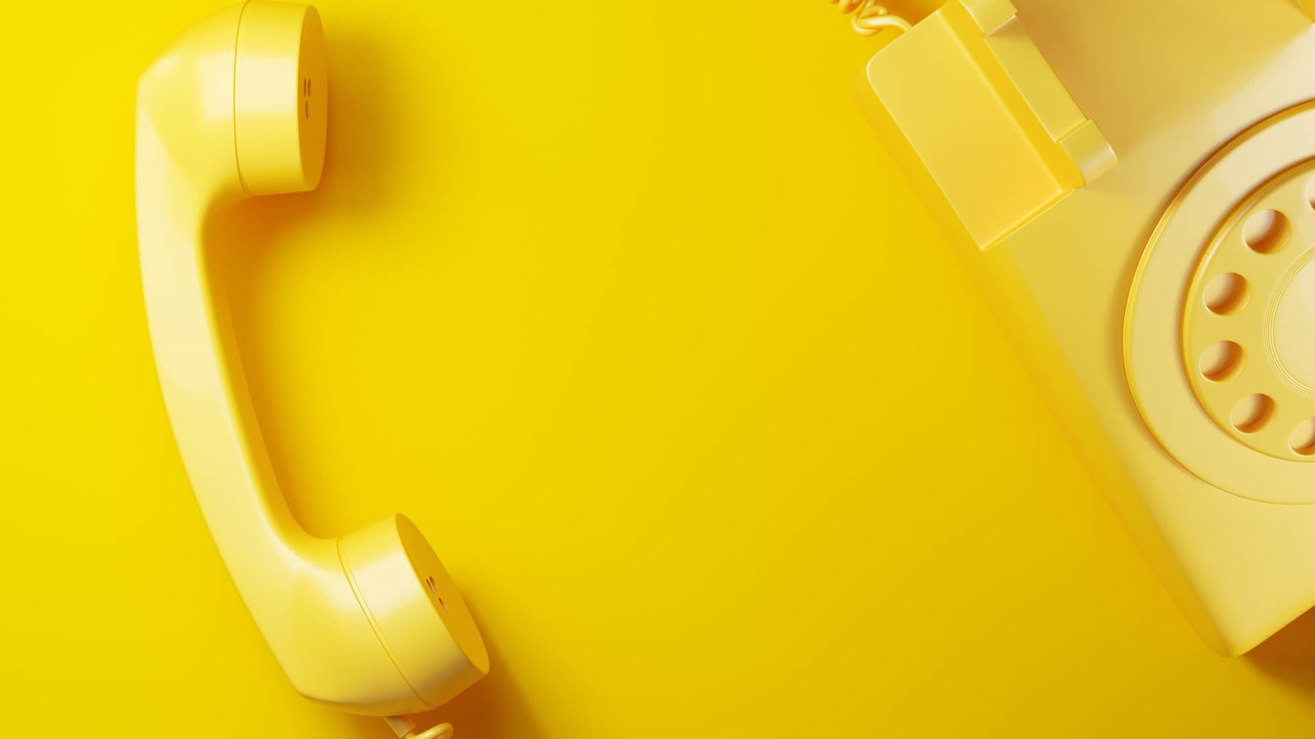 Teléfono retro amarillo simboliza tarifas descatalogadas de Alterna