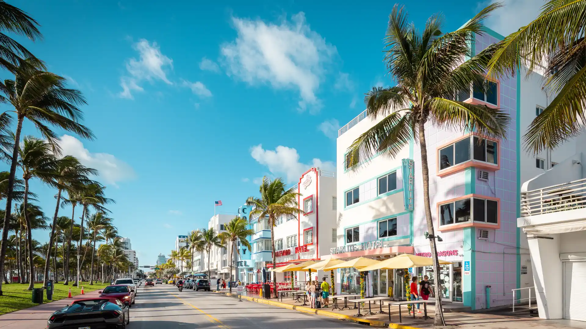 Calles de Miami Beach para representar las tarifas de internacionales de internet en la ciudad costera de EEUU Calles de Miami Beach para representar las tarifas de internacionales de internet en la ciudad costera de EEUU