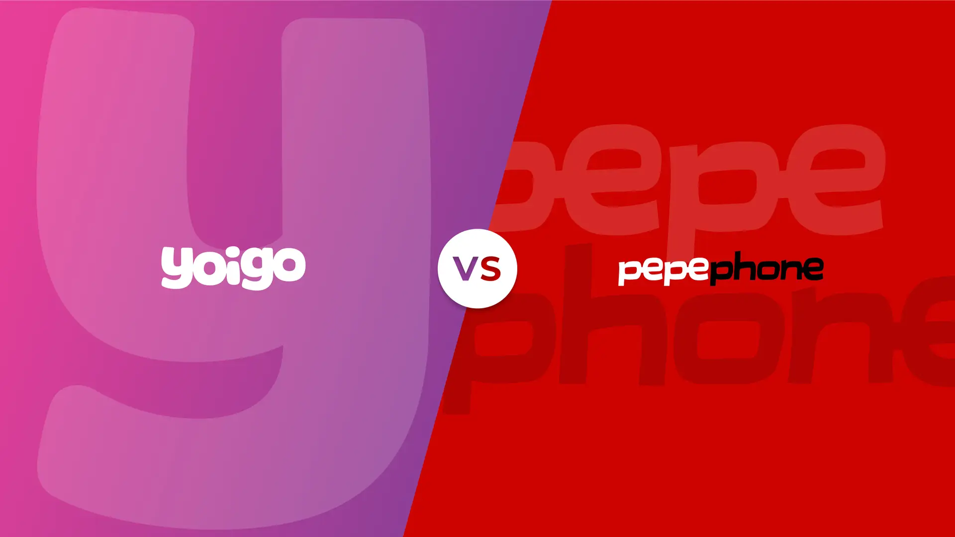 Comparativa sinfin yoigo vs inimitable pepephone