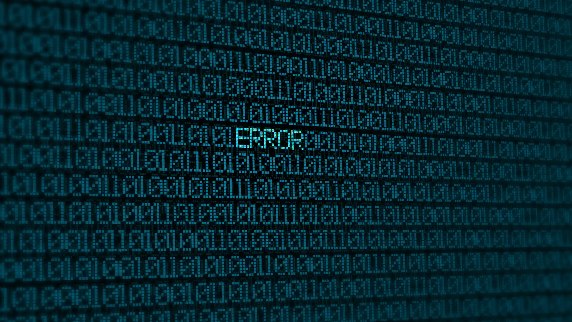 Pantalla con palabra error simboliza errores portabilidad Pantalla con palabra error simboliza errores portabilidad