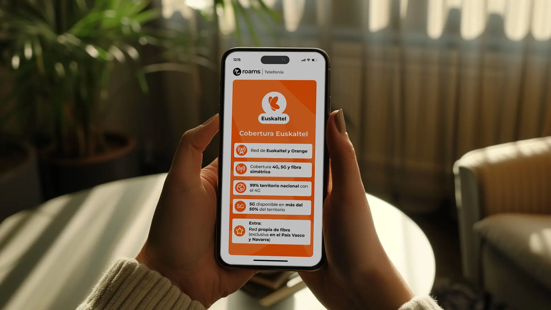 Resumen de las ventajas de la cobertura de Euskaltel, como por ejemplo su propia red de fibra. Resumen de las ventajas de la cobertura de Euskaltel, como por ejemplo su propia red de fibra.