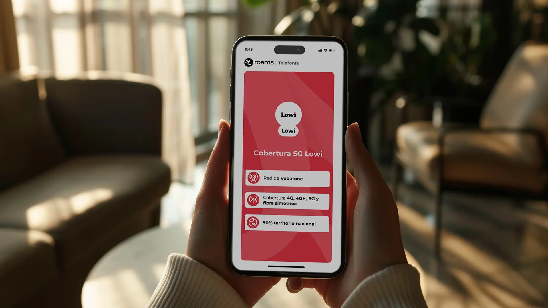 Resumen de las ventajas de la cobertura 5G de Lowi, como por ejemplo su presencia a nivel nacional con 5G. Resumen de las ventajas de la cobertura 5G de Lowi, como por ejemplo su presencia a nivel nacional con 5G.