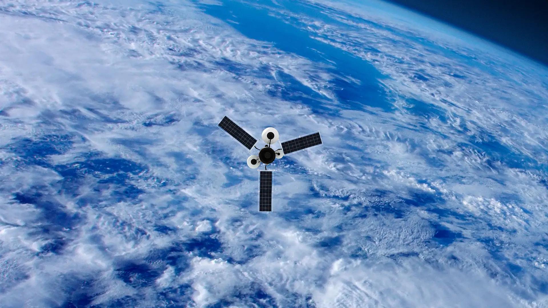 Satélite representa internet satélite movistar