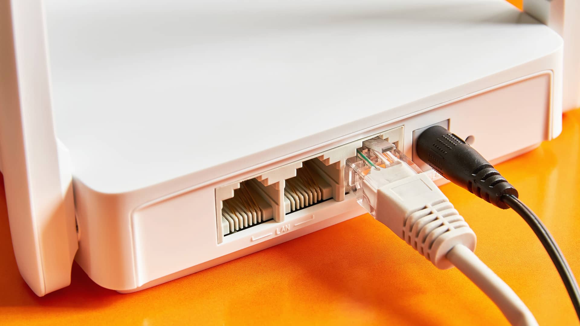 Router wifi representa fibre indirecta de orange