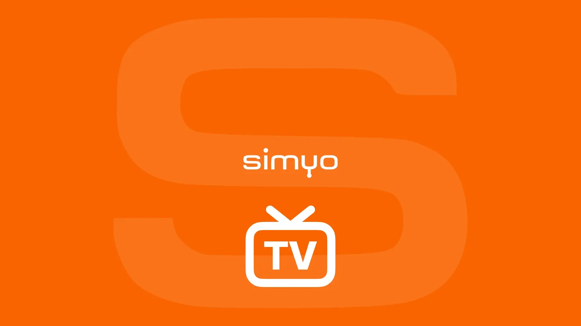Logo de Simyo TV, el potencial servicio de televisión de la operadora de telefonía móvil Simyo. Logo de Simyo TV, el potencial servicio de televisión de la operadora de telefonía móvil Simyo.