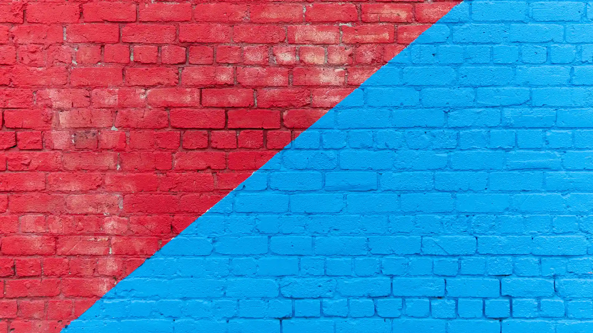 Pared dos colores representa portabilidad movistar vodafone Pared dos colores representa portabilidad movistar vodafone