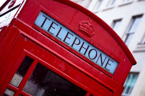 cabina de teléfono británica