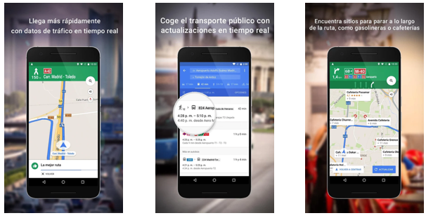 Imágenes de la Play Store