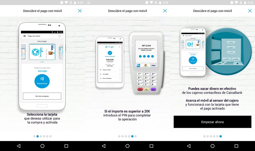 Imaginbank también tiene una app para pagar con el móvil