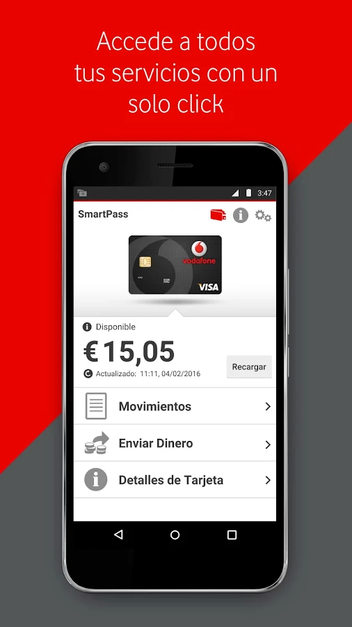 Una de las mejores apps para pagar con el móvil es la de Vodafone 
